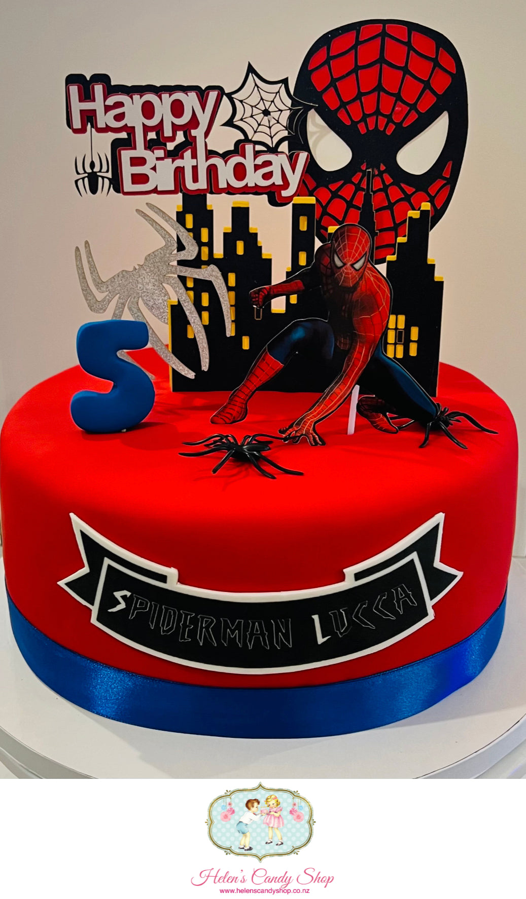 Spider-Man Themed Celebration Cake