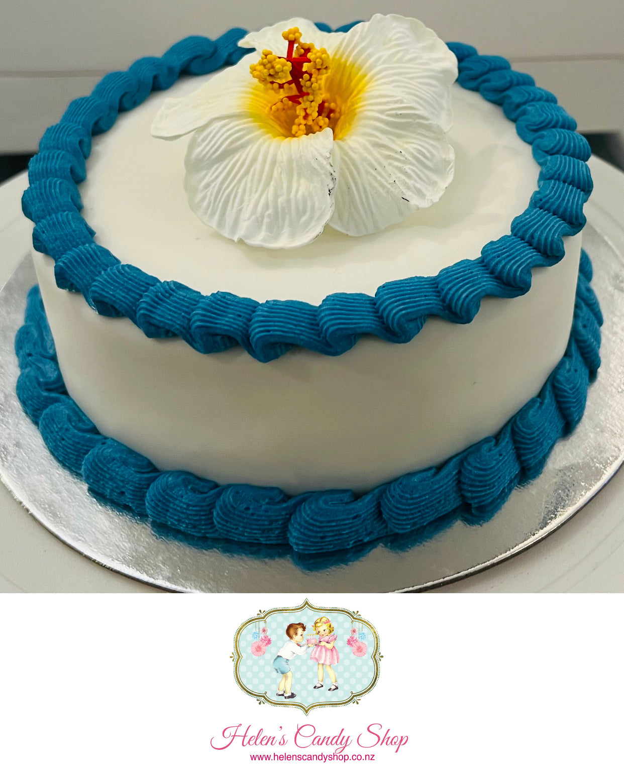 Polynesian Themed Celebration Cake