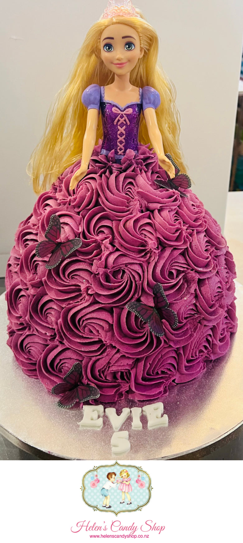 Princess, Barbie & Frozen Themed Celebration Cake