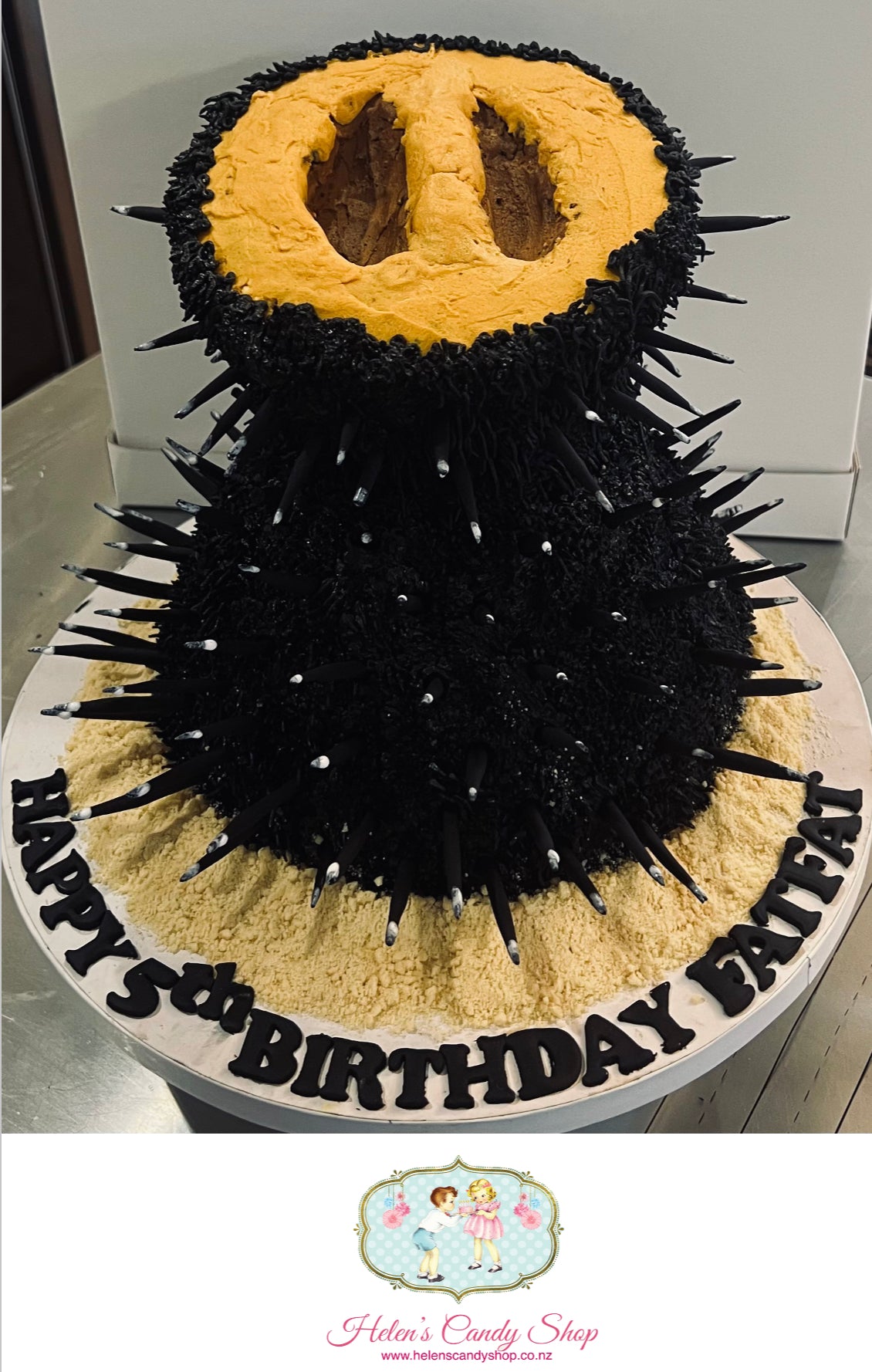Polynesian Themed Celebration Cake