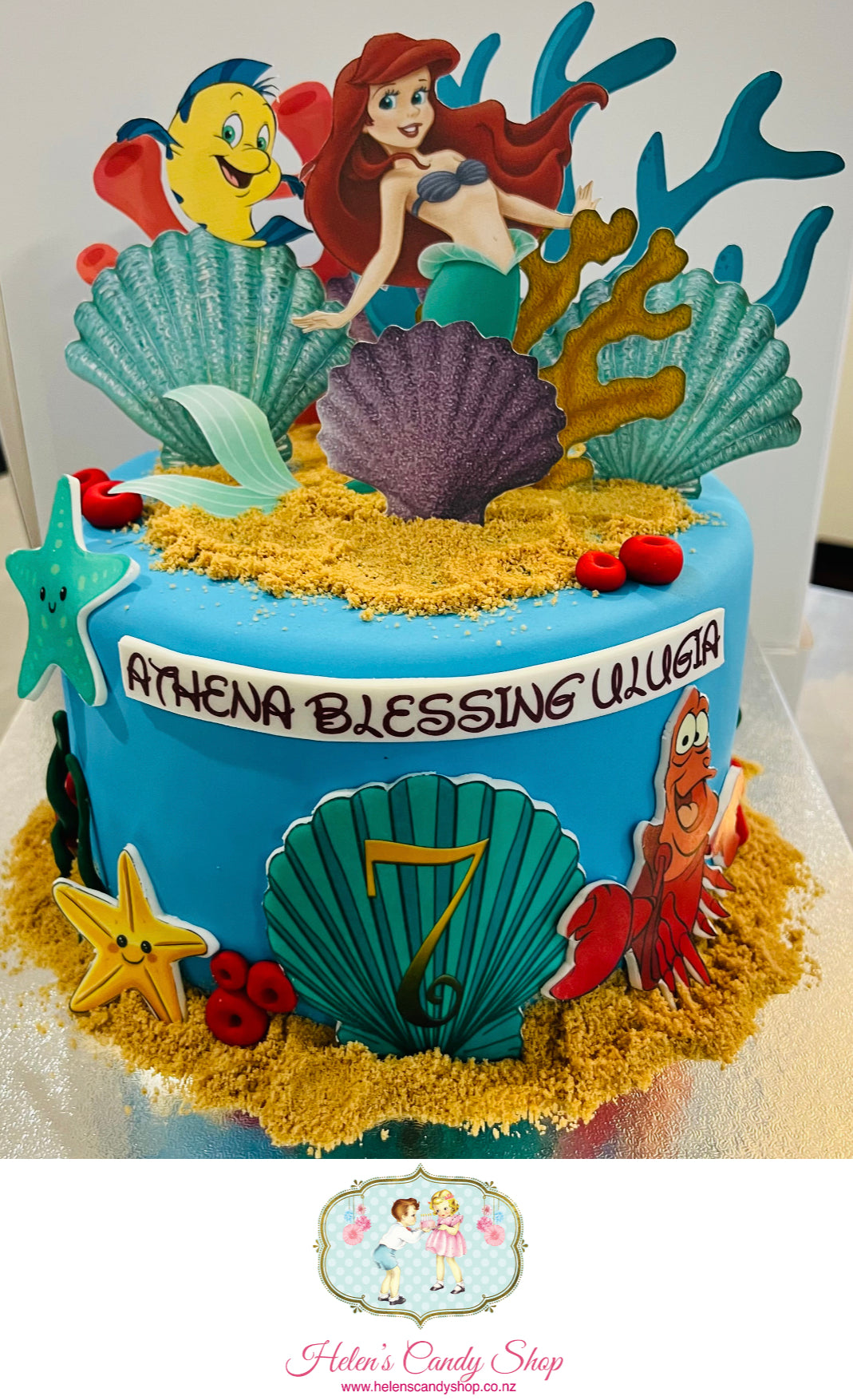 Princess, Barbie & Frozen Themed Celebration Cake