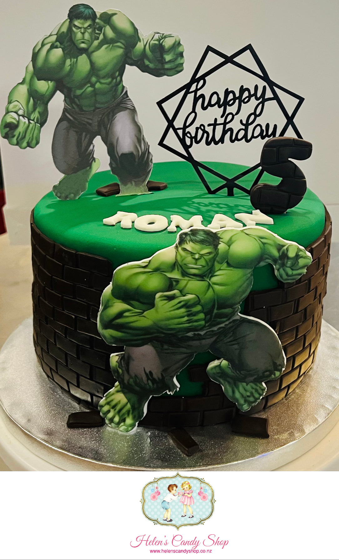 Super Hero & Outer Space Cake