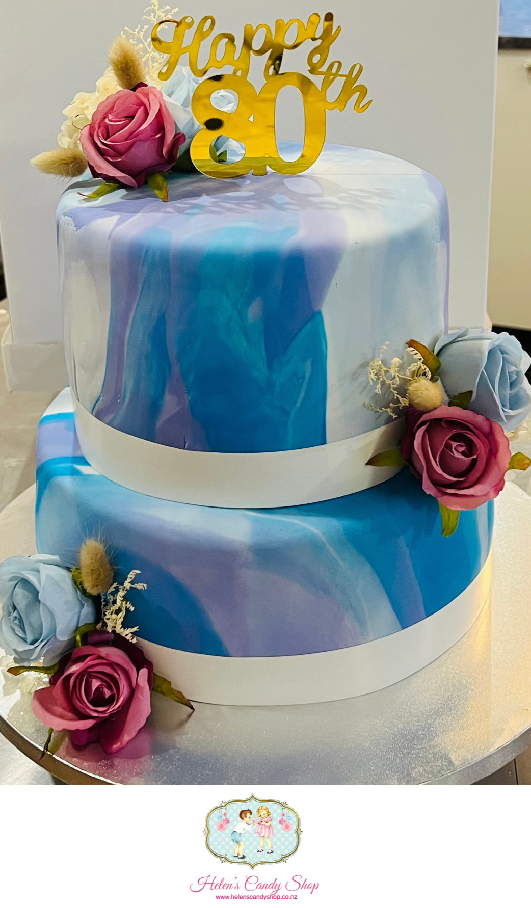 Polynesian Themed Celebration Cake