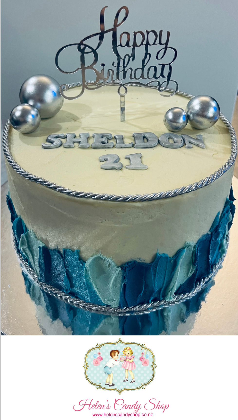 Polynesian Themed Celebration Cake