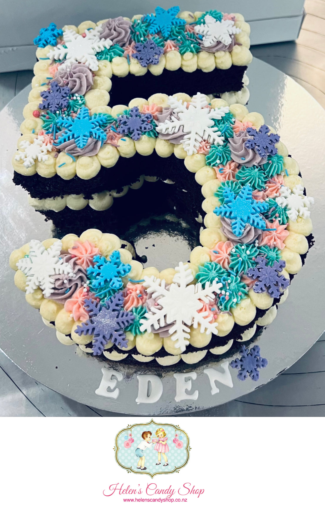 Princess, Barbie & Frozen Themed Celebration Cake