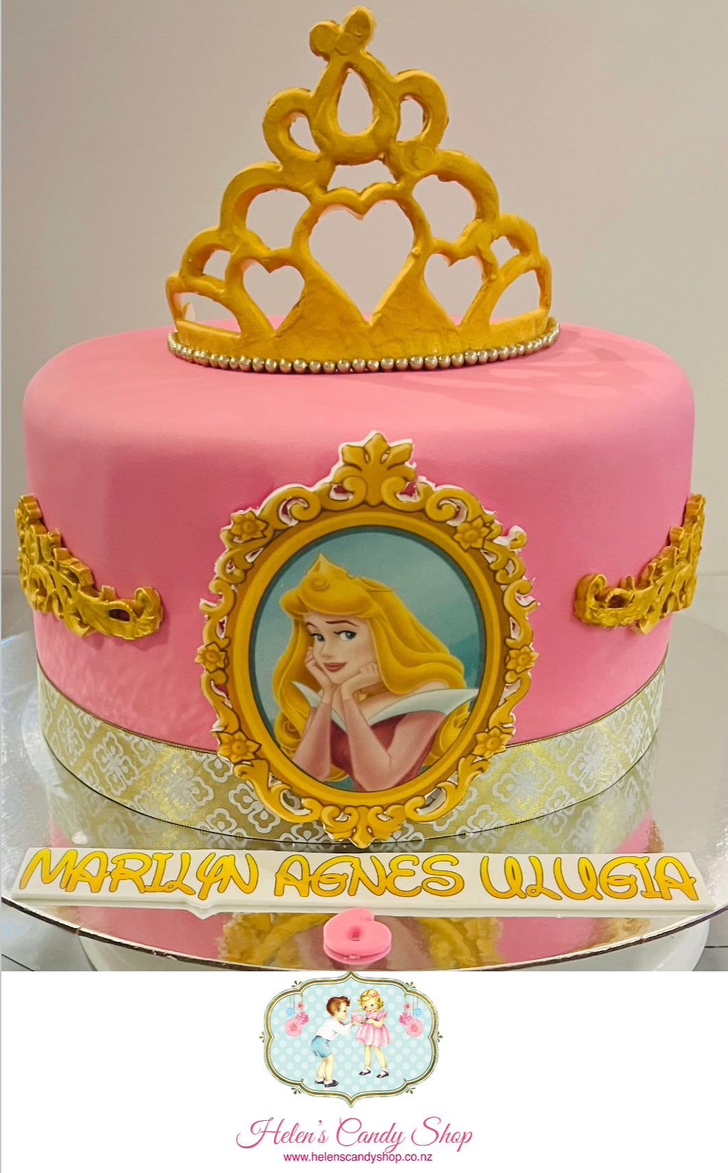 Princess, Barbie & Frozen Themed Celebration Cake