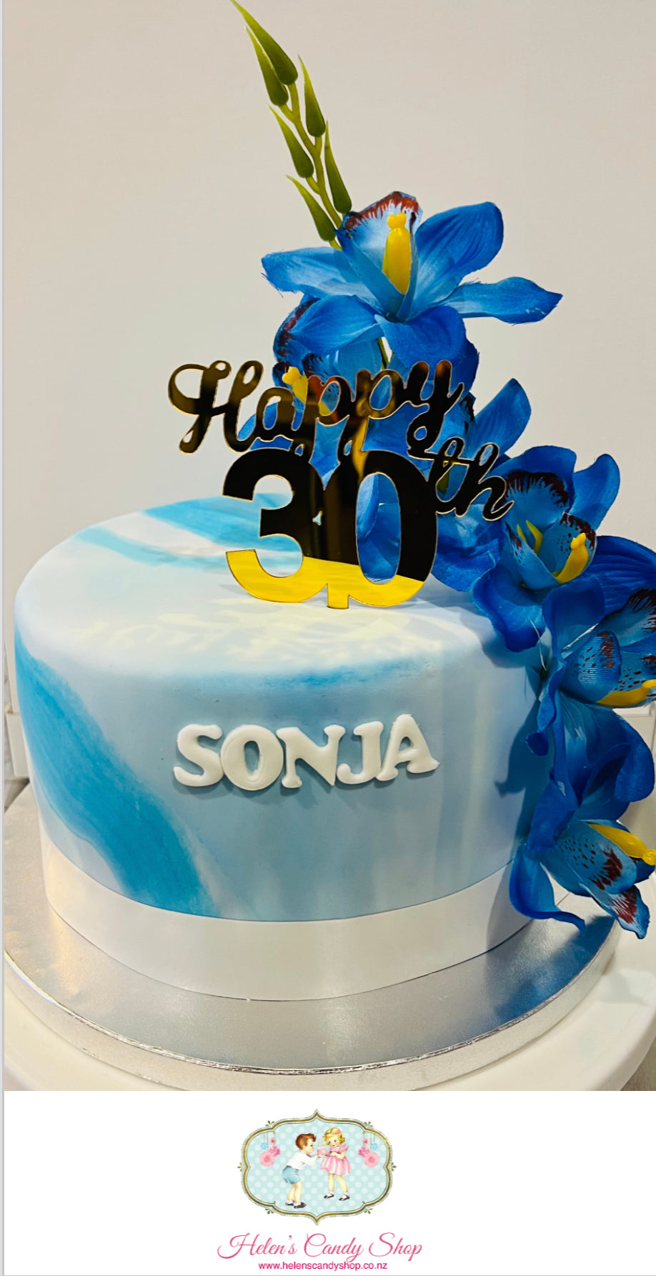 Polynesian Themed Celebration Cake