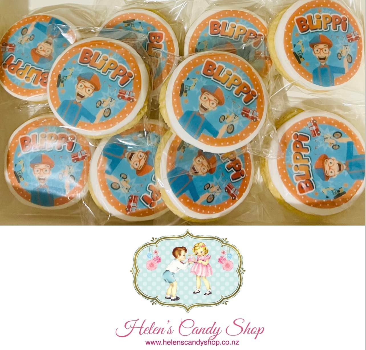 Customised Vanilla Sugar Cookies Individually Wrapped