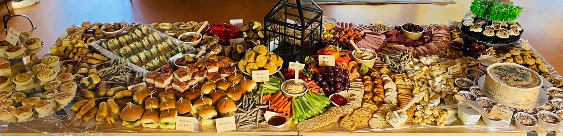 Customized grazing tables & customized catering platters