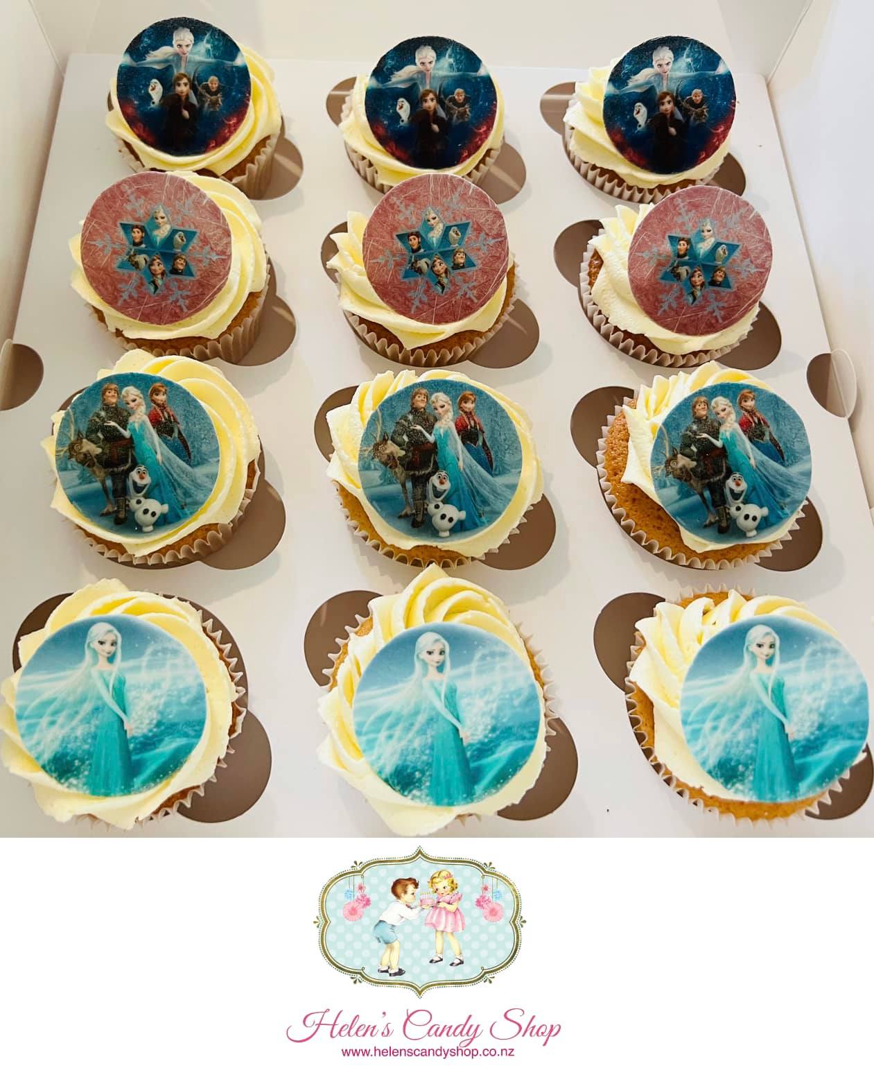Customised Cupcakes with Edible Images