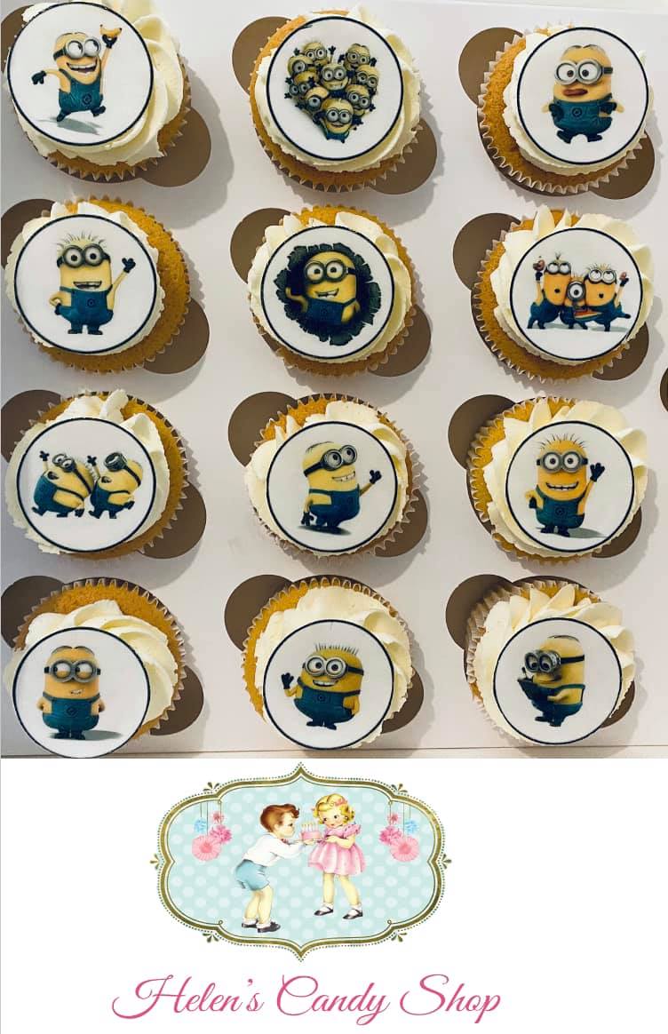 Customised Cupcakes with Edible Images