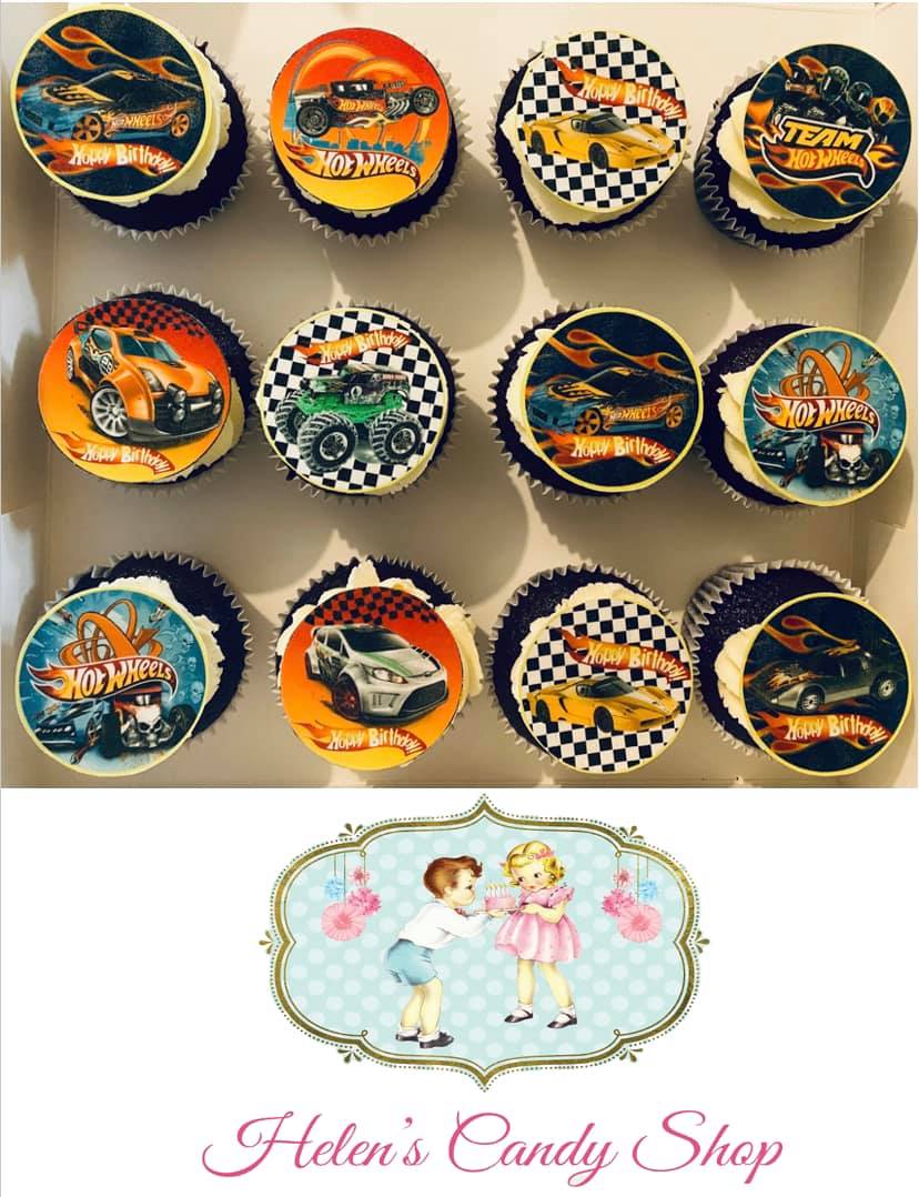 Customised Cupcakes with Edible Images