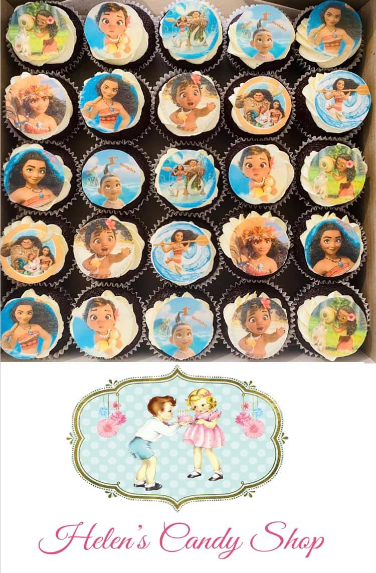 Customised Cupcakes with Edible Images