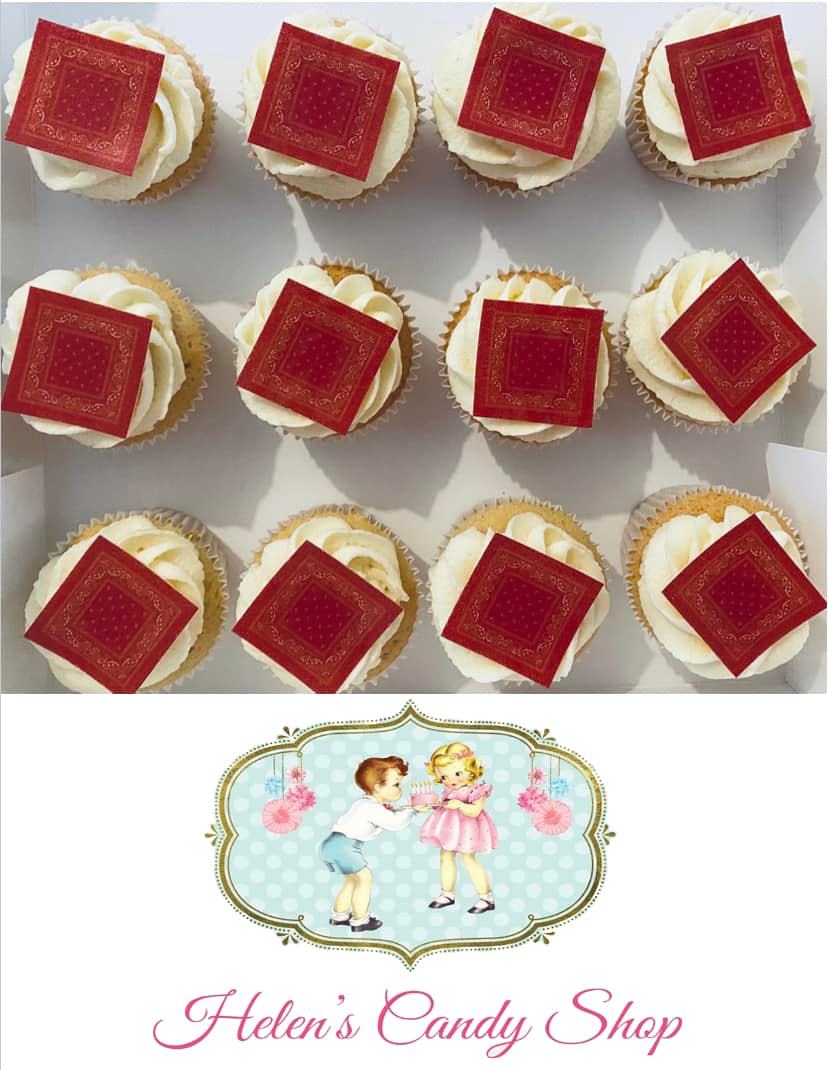 Customised Cupcakes with Edible Images
