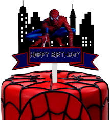 Spider-man & Venom Cake Toppers