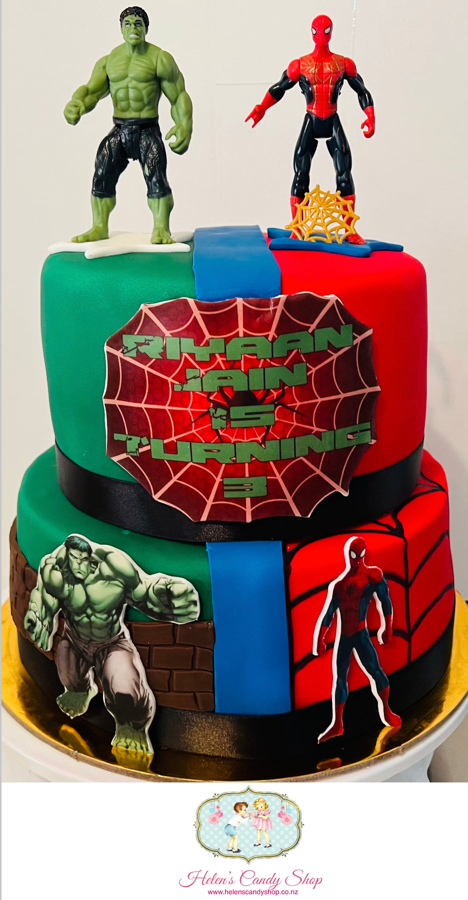 Super Hero & Outer Space Cake