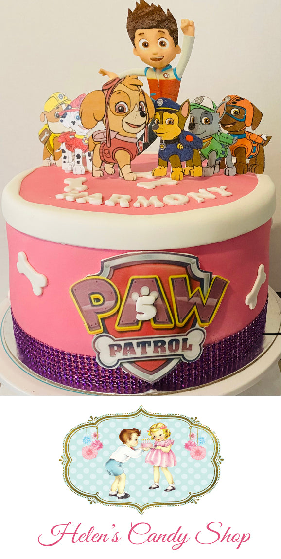 Paw Patrol Themed Celebration Cake