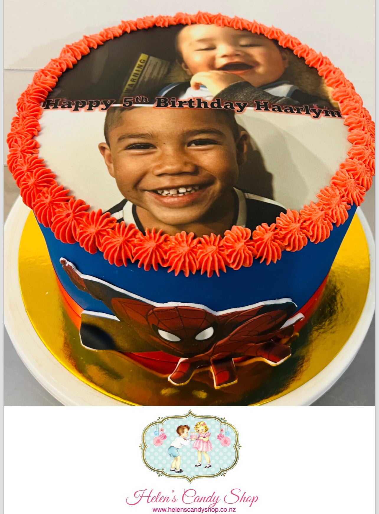 Super Hero & Outer Space Cake