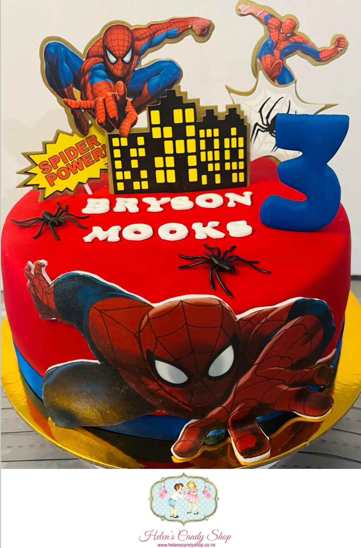 Super Hero & Outer Space Cake