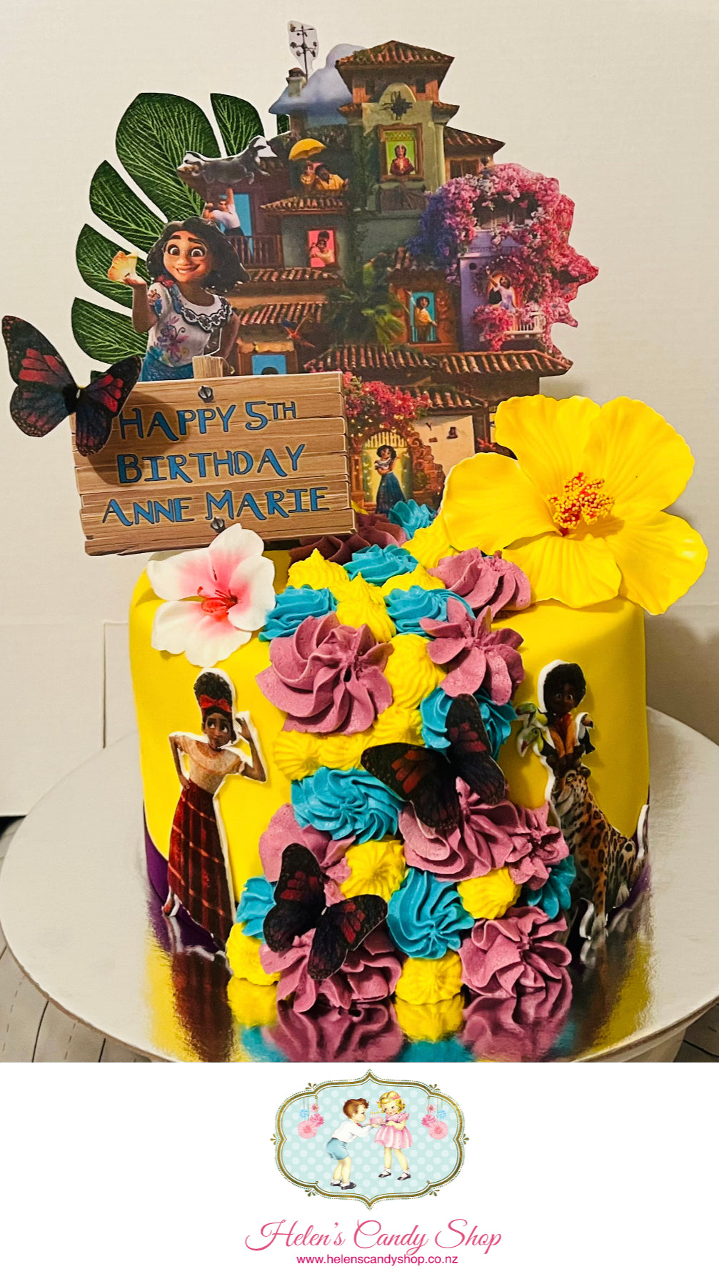 Princess, Barbie & Frozen Themed Celebration Cake