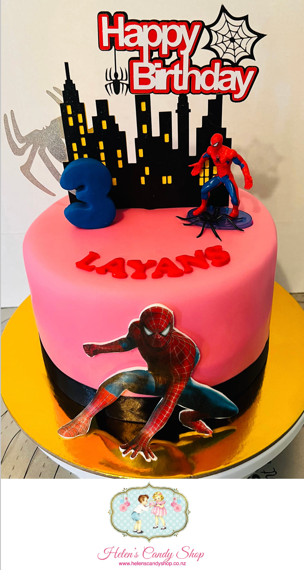 Super Hero & Outer Space Cake
