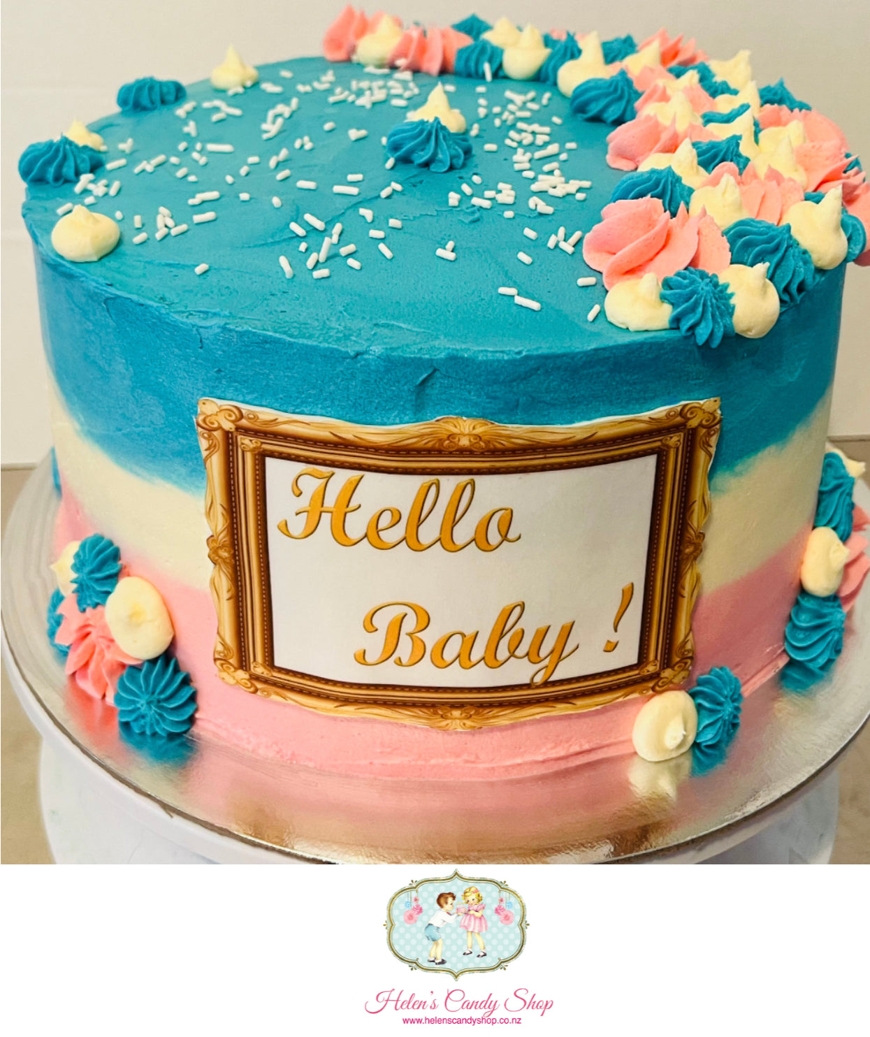 Baby Announcement, Baby Shower & Baby Celebration Cake