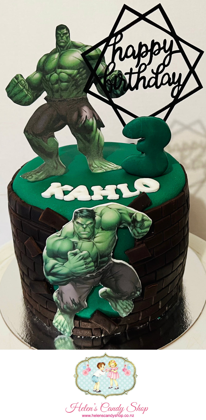 Super Hero & Outer Space Cake