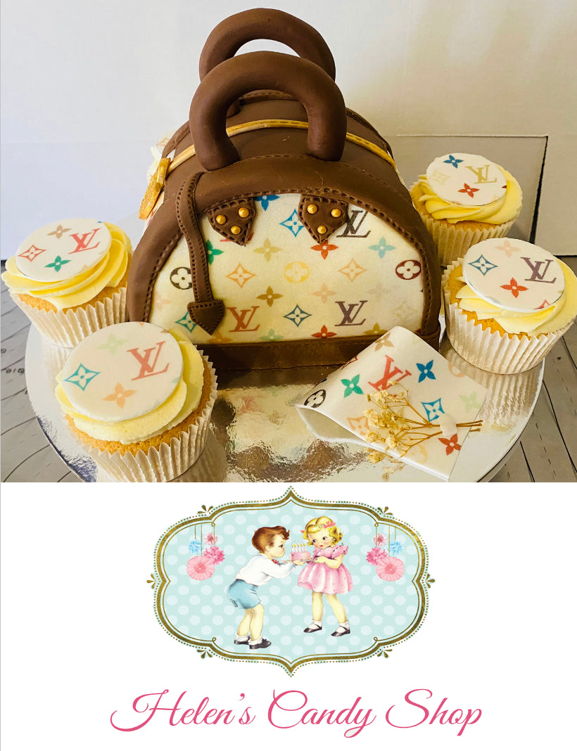 Make-up, Handbag, Crown & Book Celebration Cake