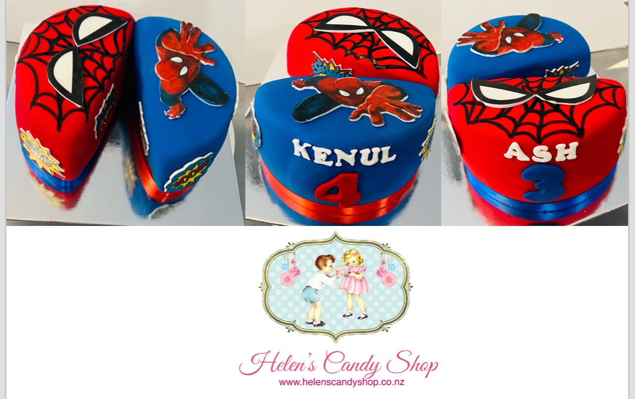 Spider-Man Themed Celebration Cake