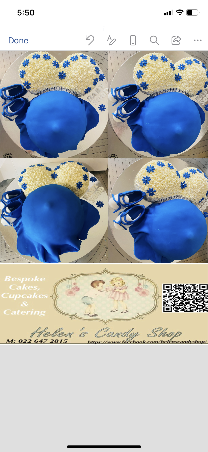 Baby Announcement, Baby Shower & Baby Celebration Cake