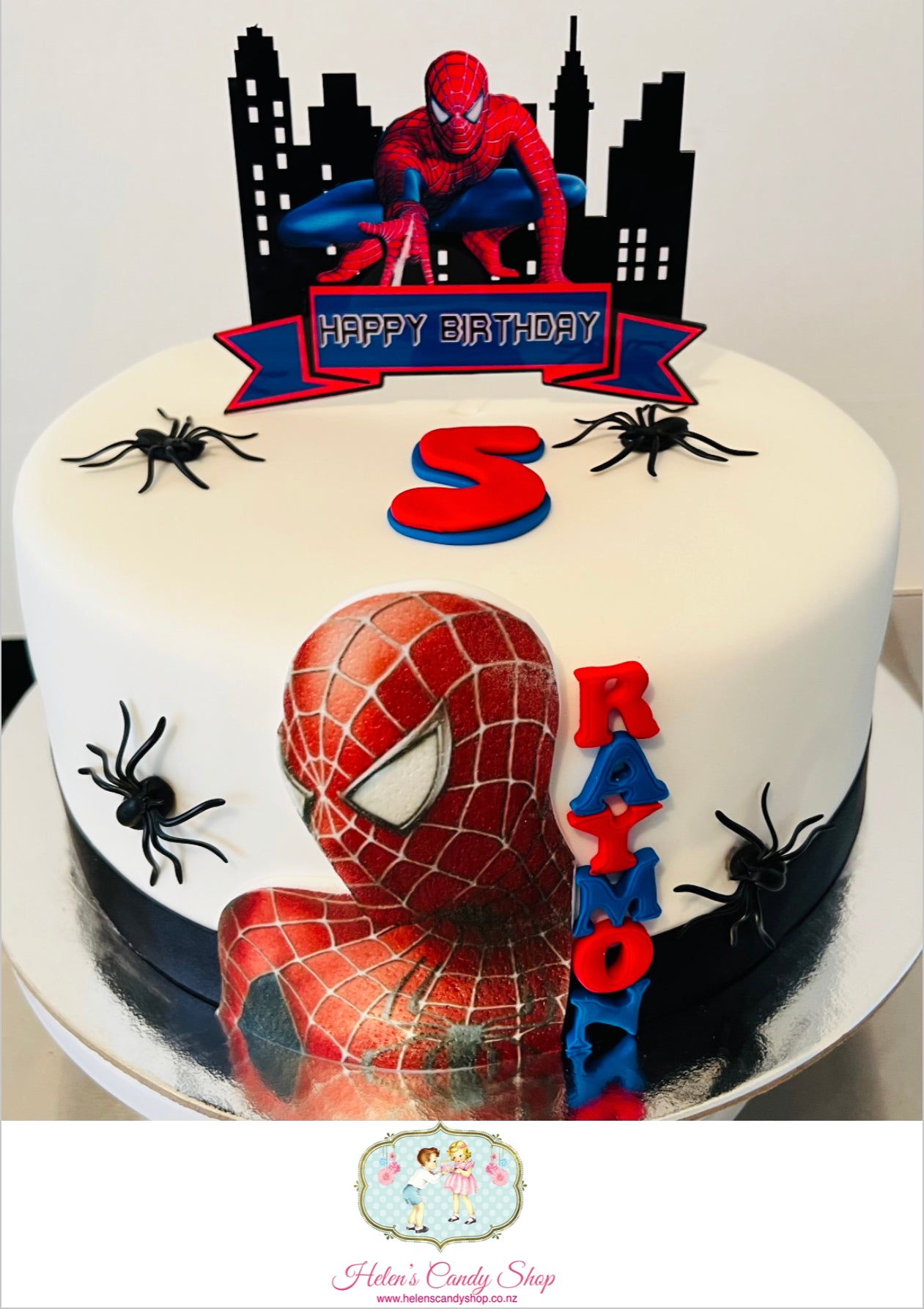 Spider-Man Themed Celebration Cake