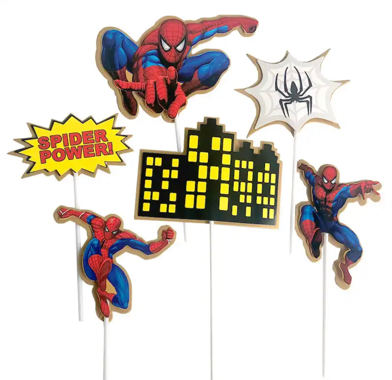 Spider-man & Venom Cake Toppers