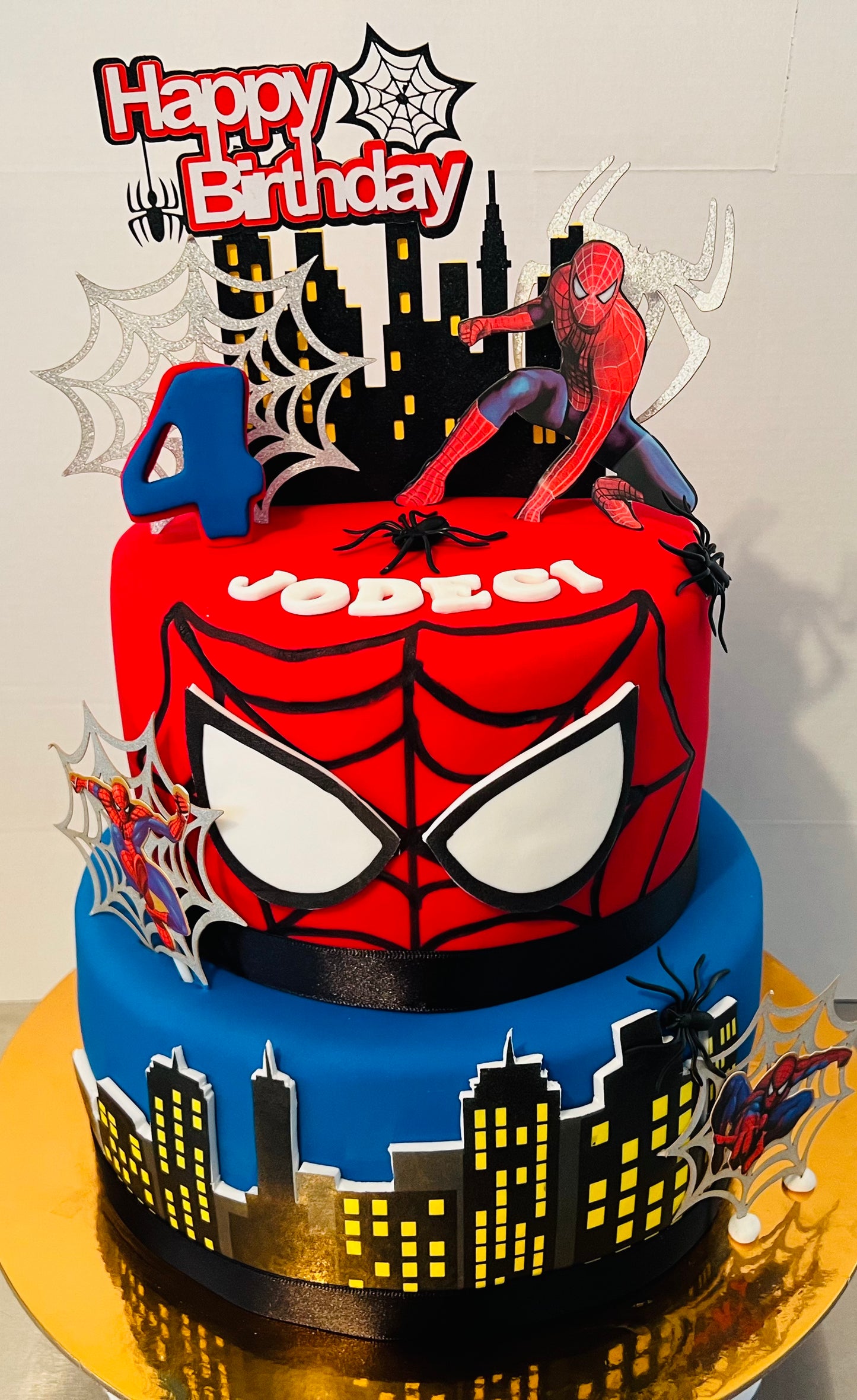 Spider-Man Themed Celebration Cake