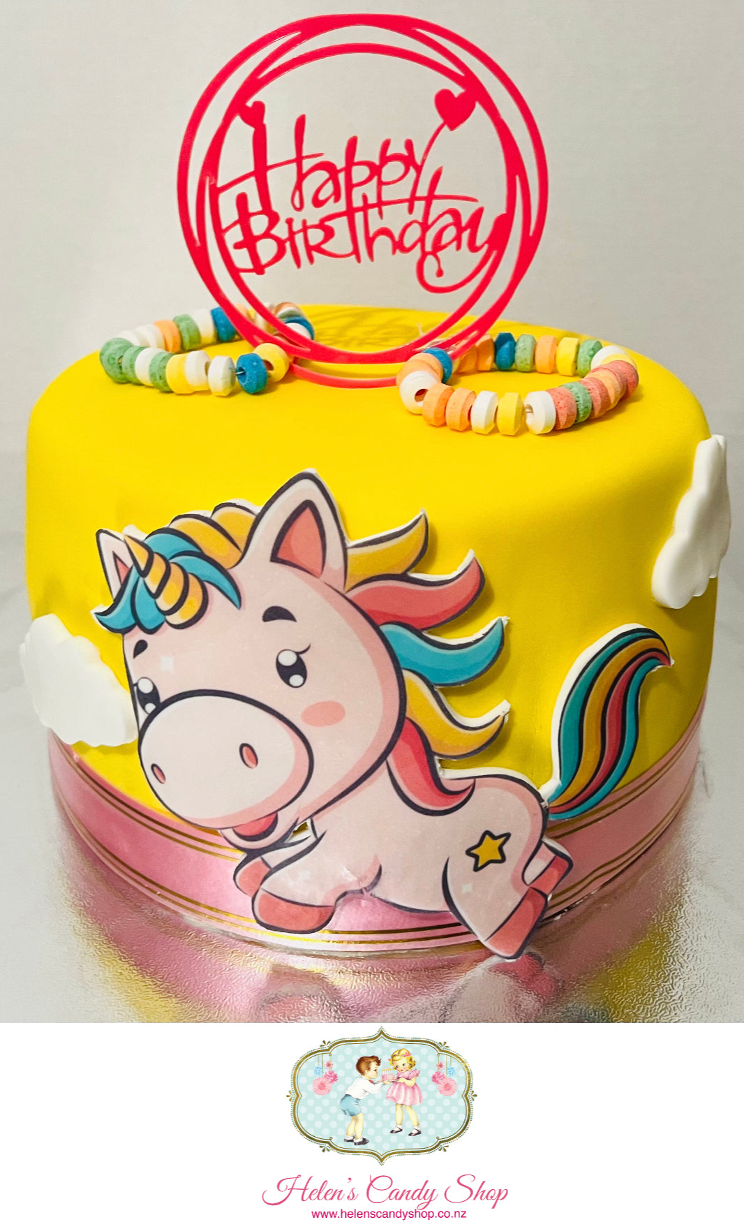 Unicorn, Bees, Butterfly & Fairy Themed Celebration Cakes
