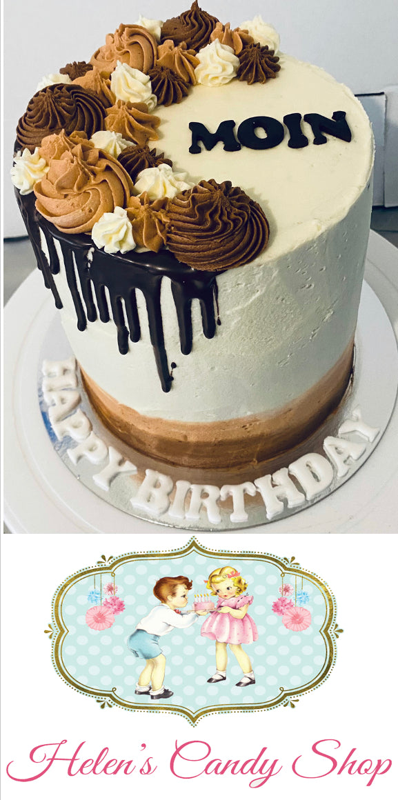 Make-up, Handbag, Crown & Book Celebration Cake
