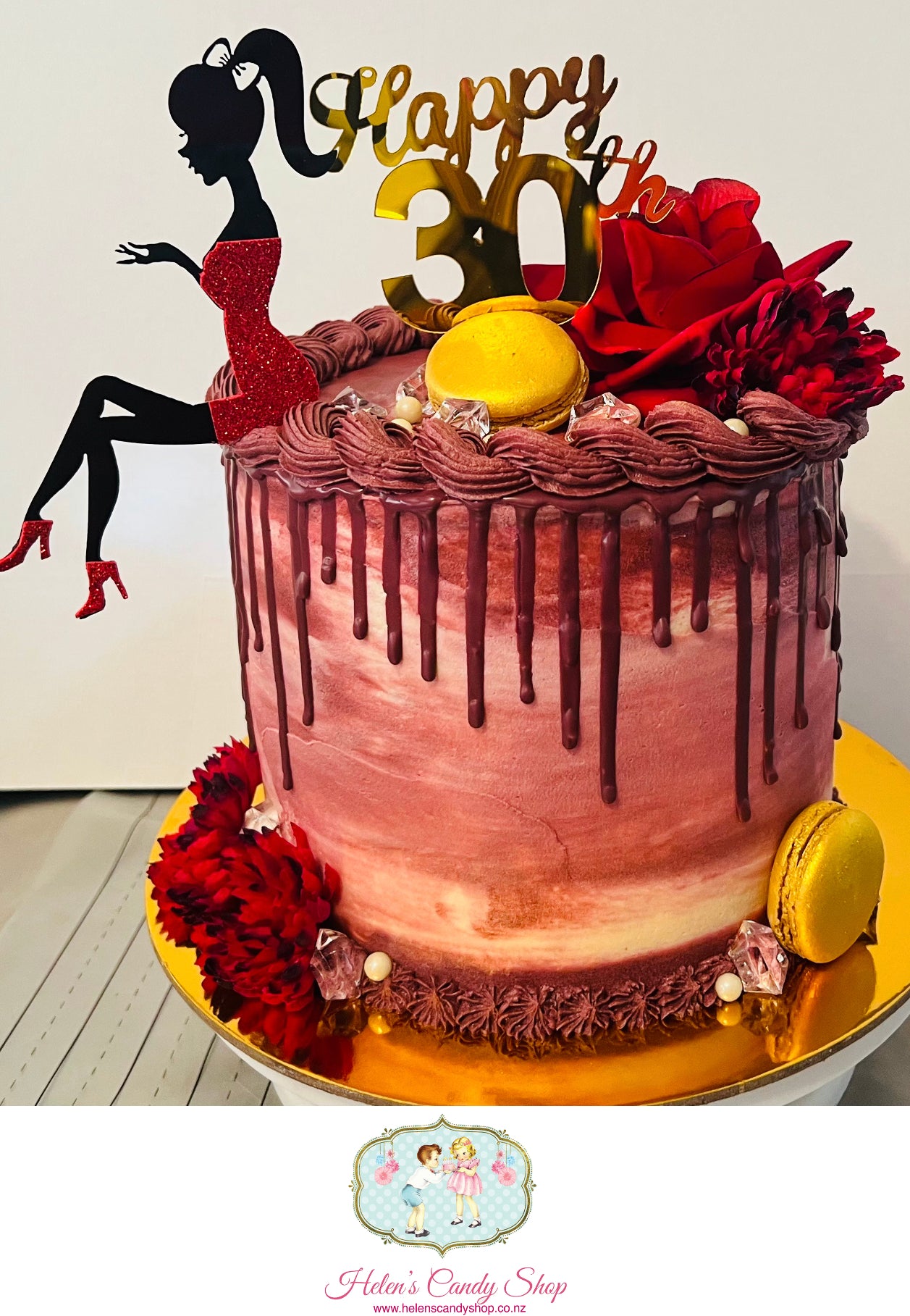 Make-up, Handbag, Crown & Book Celebration Cake
