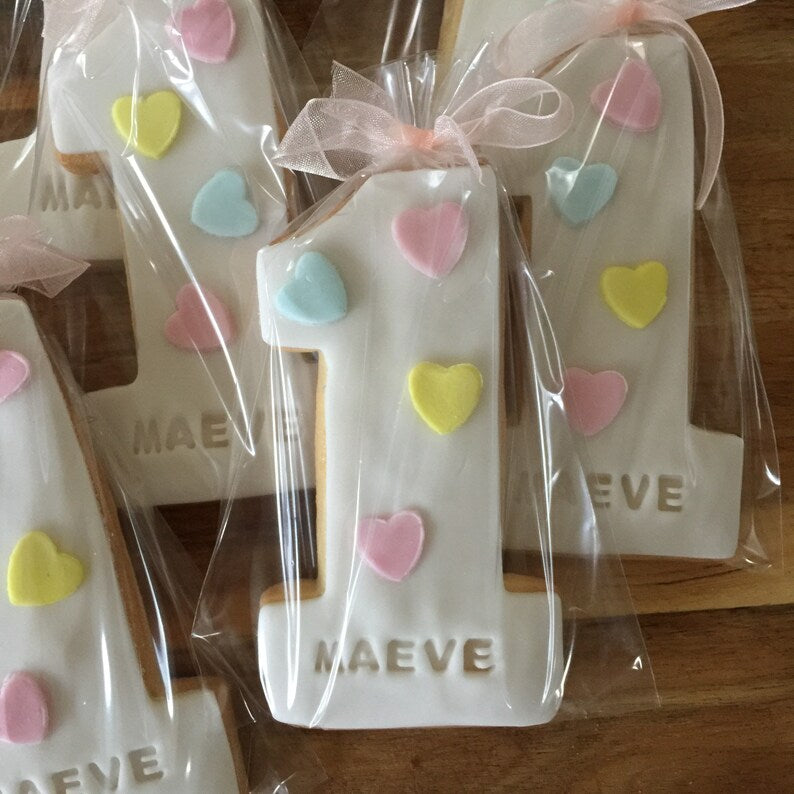 Customised Vanilla Sugar Cookies Individually Wrapped