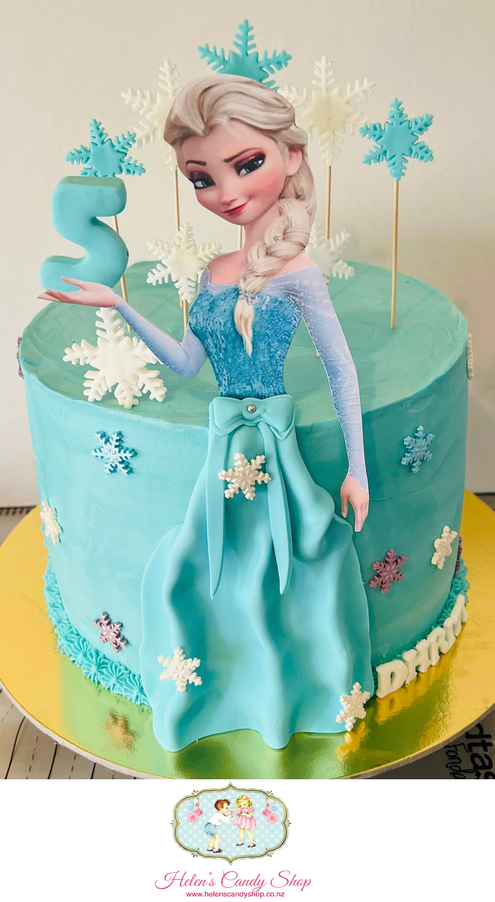 Princess, Barbie & Frozen Themed Celebration Cake