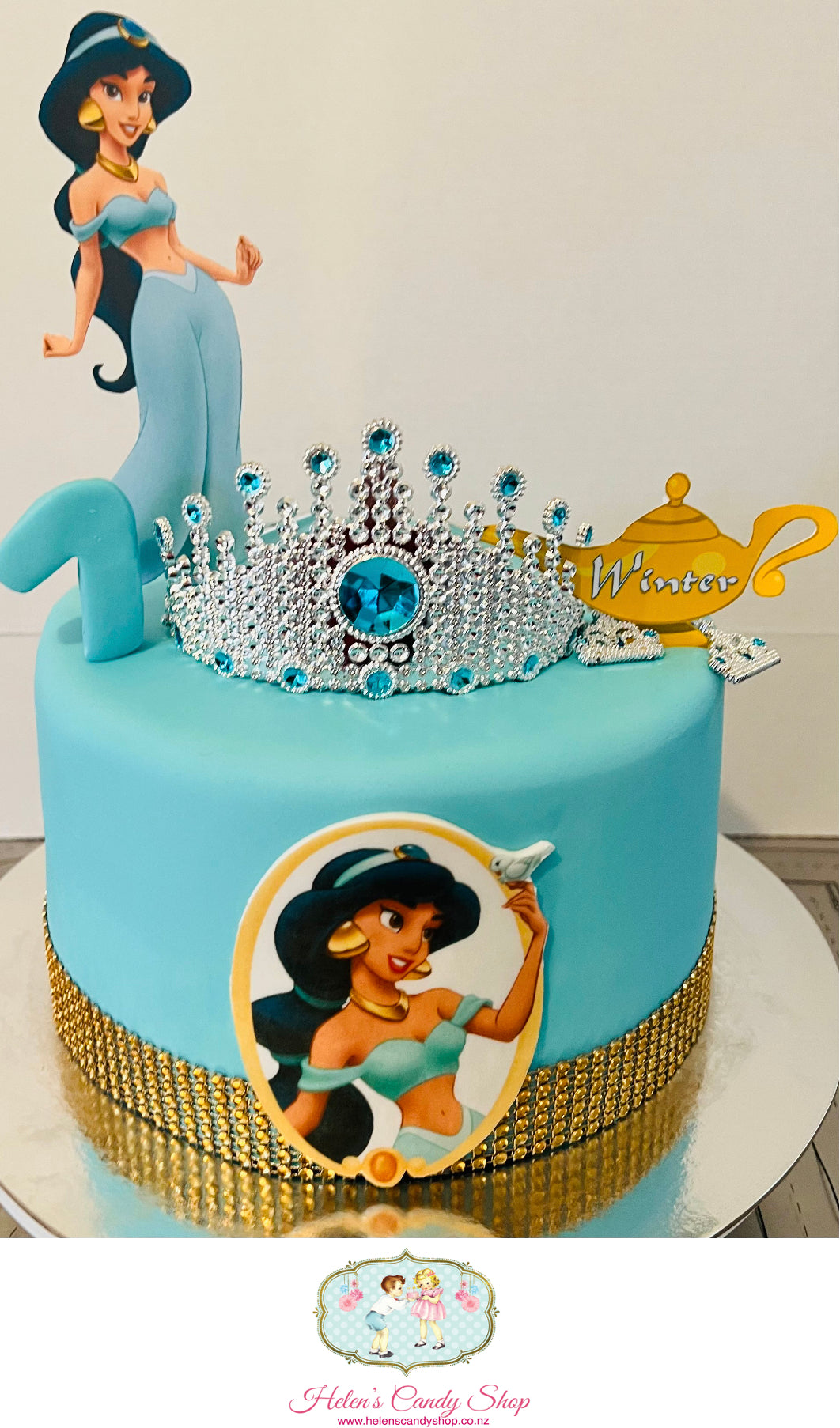 Princess, Barbie & Frozen Themed Celebration Cake