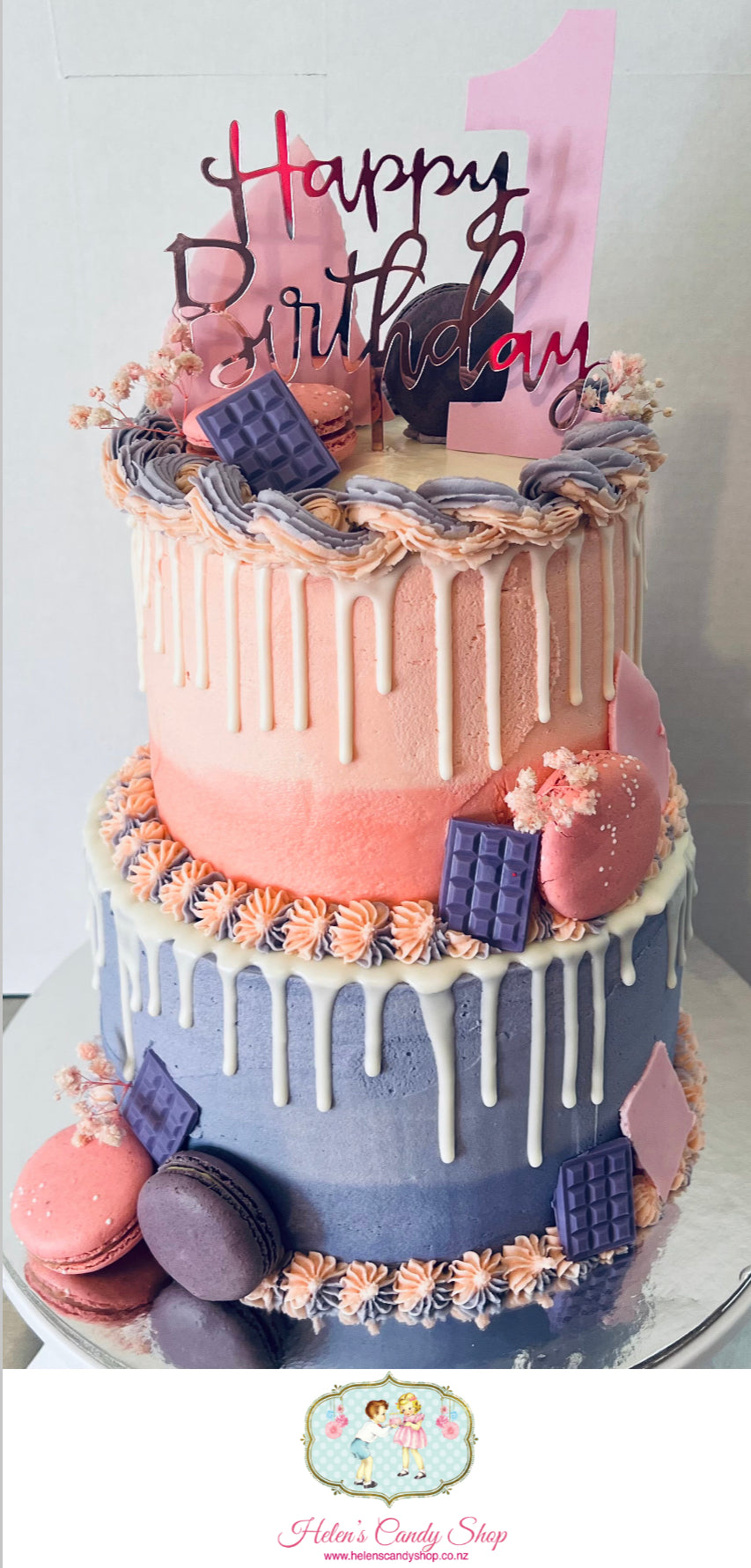 Make-up, Handbag, Crown & Book Celebration Cake