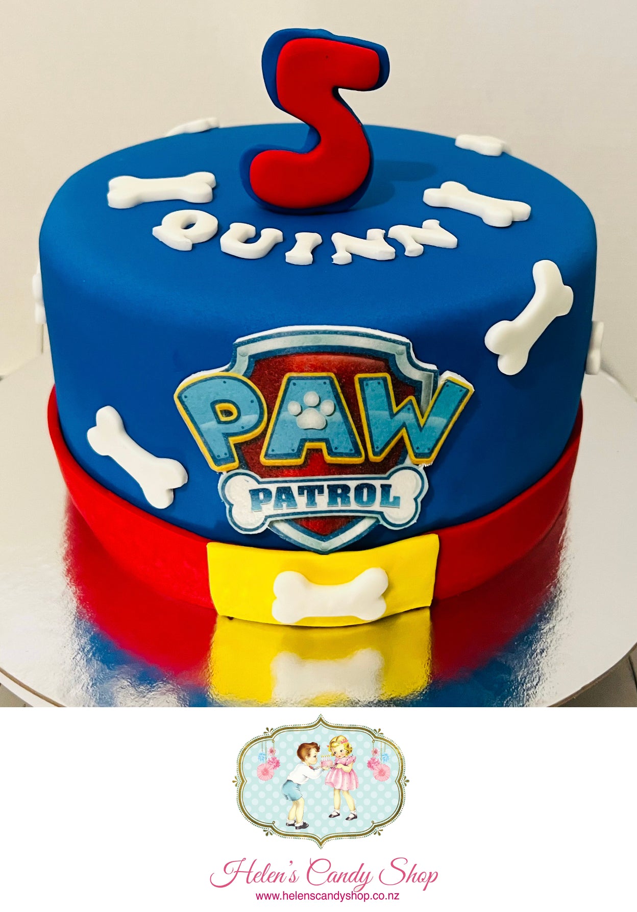 Paw Patrol Themed Celebration Cake