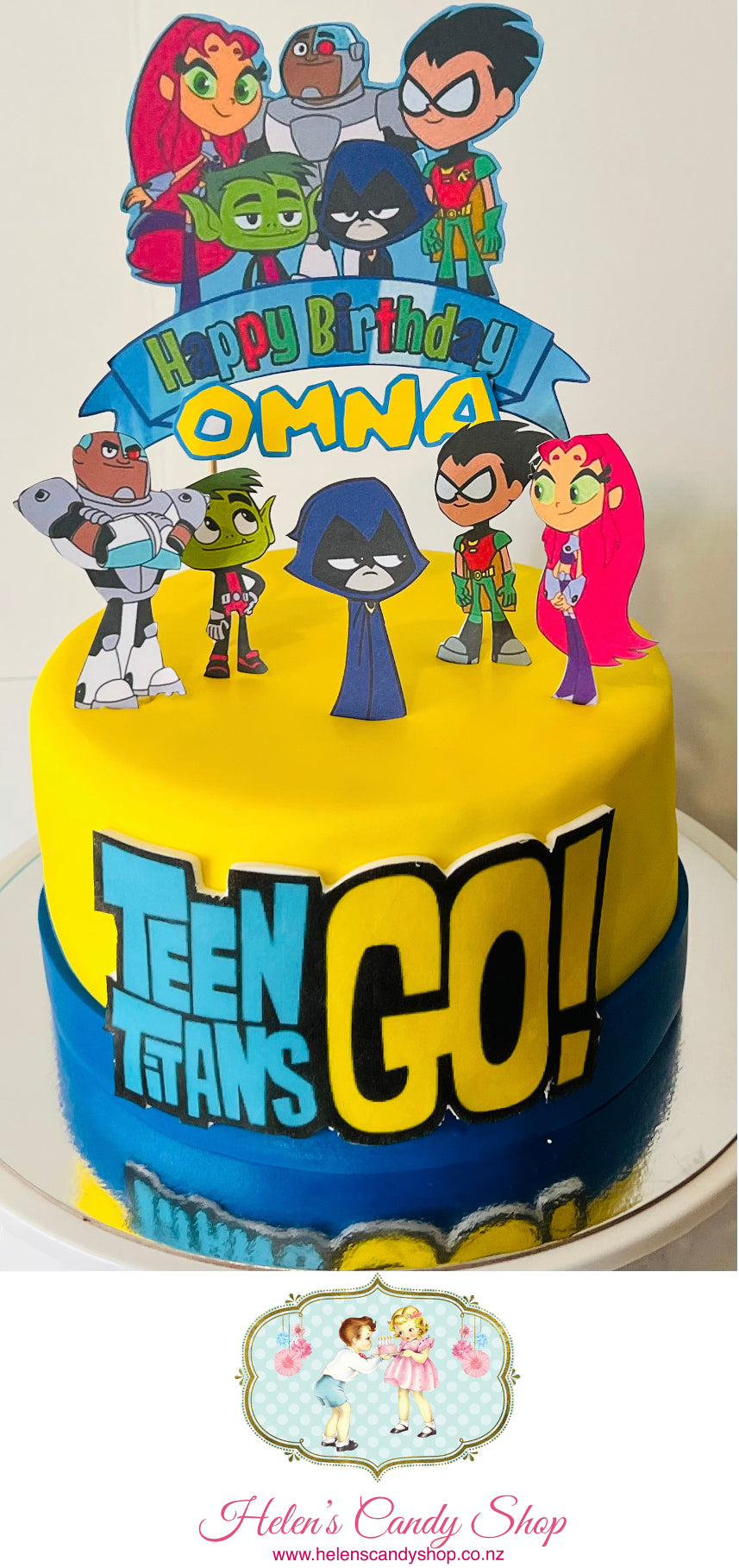 Super Hero & Outer Space Cake