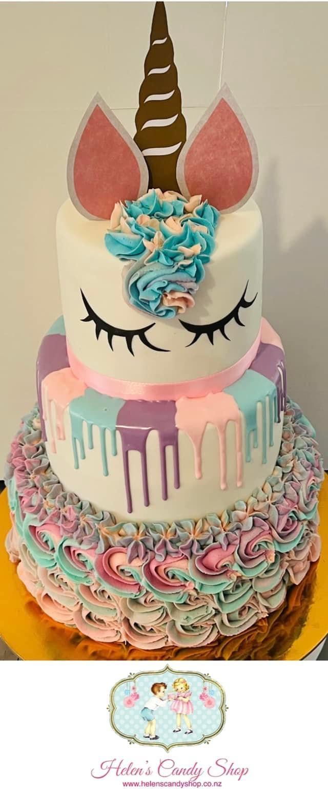 Unicorn, Bees, Butterfly & Fairy Themed Celebration Cakes