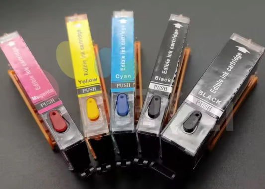 Refillable Edible ink 5 Cartridge Sets for Canon (680/650)