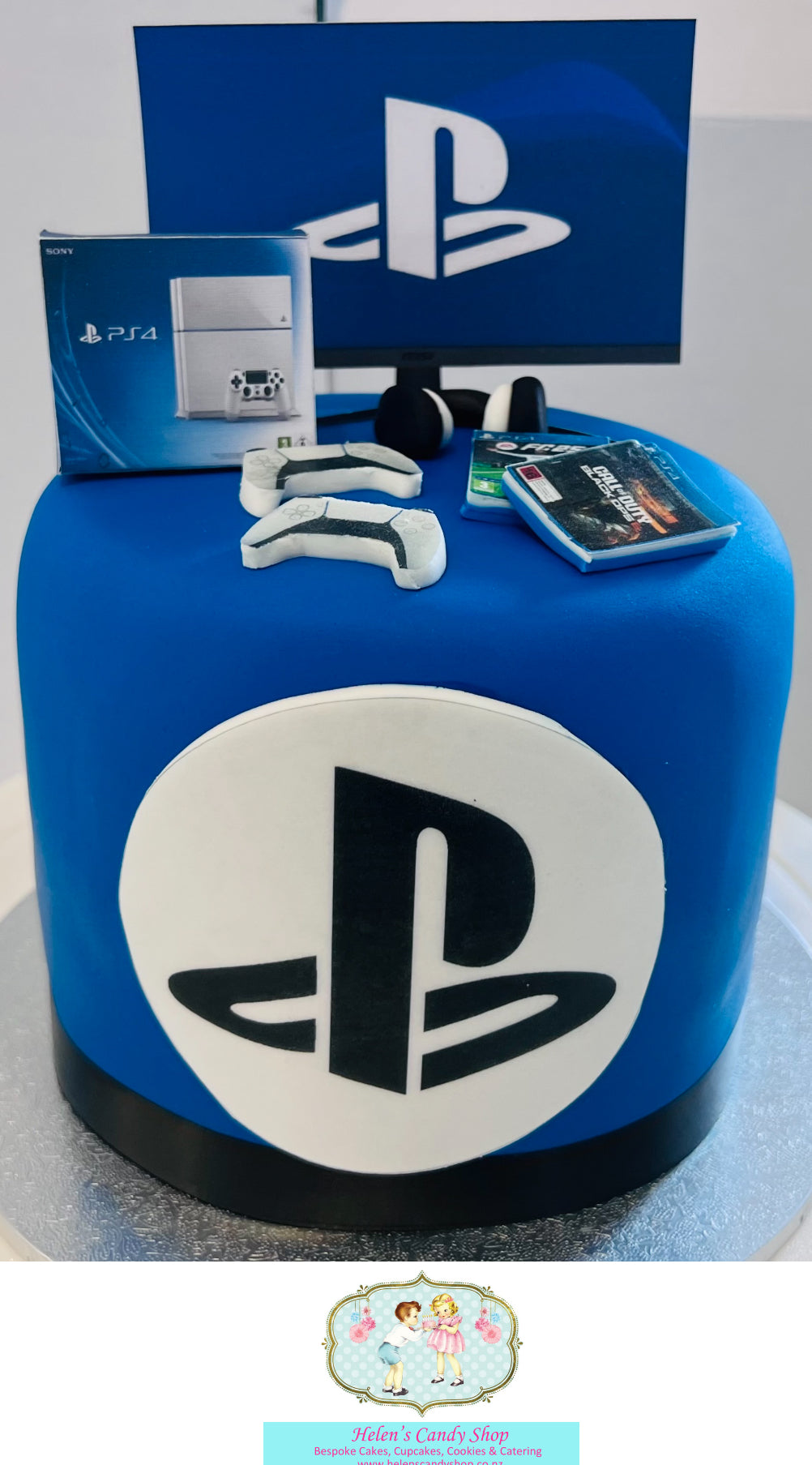 PC & PS Games Themed Celebration Cake