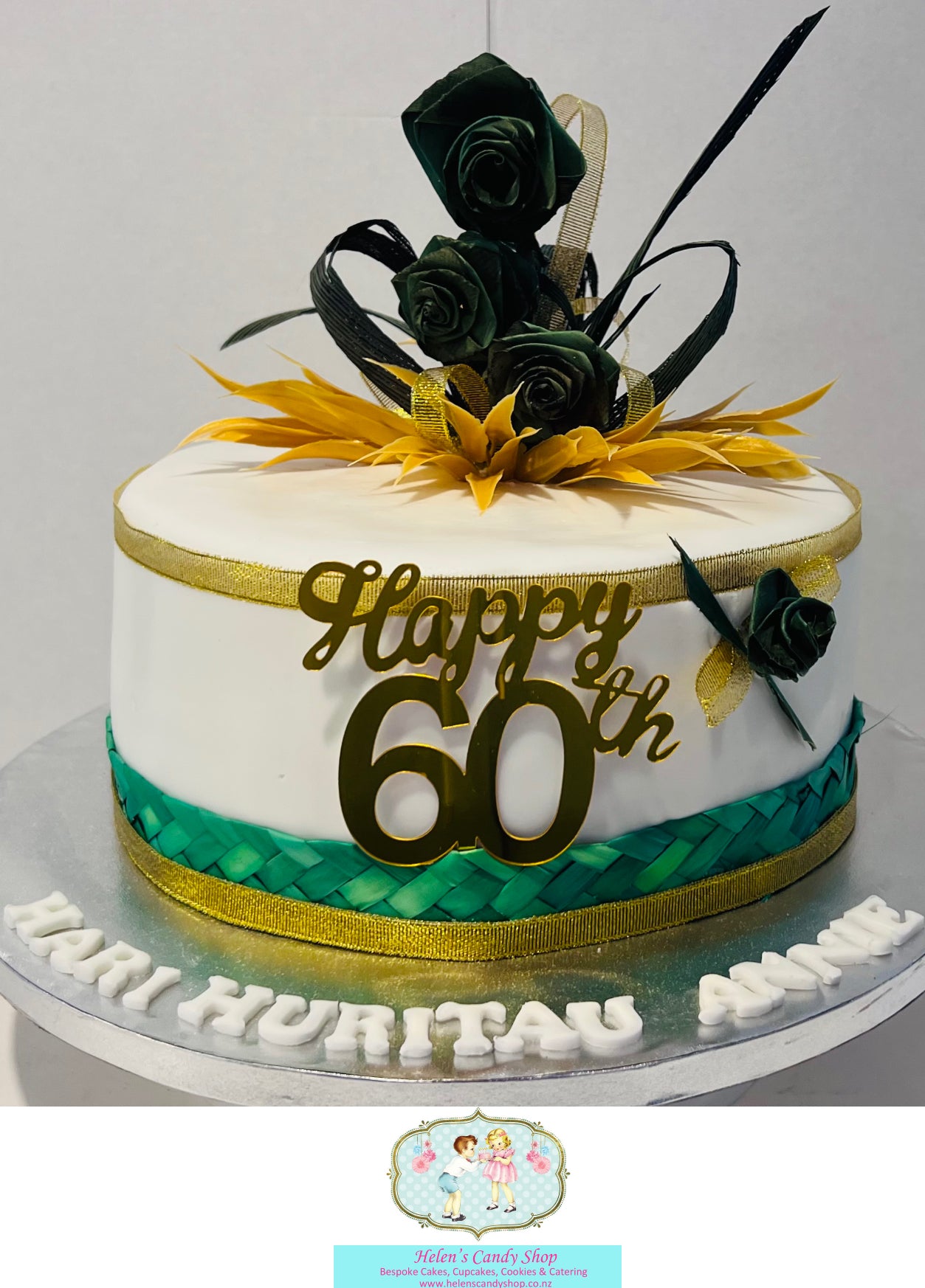 Polynesian Themed Celebration Cake