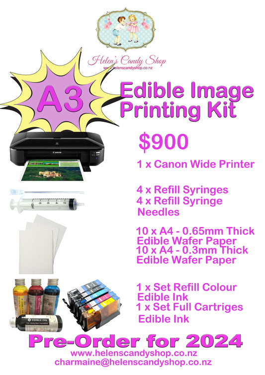 A3 Canon Edible Image Printing Kit