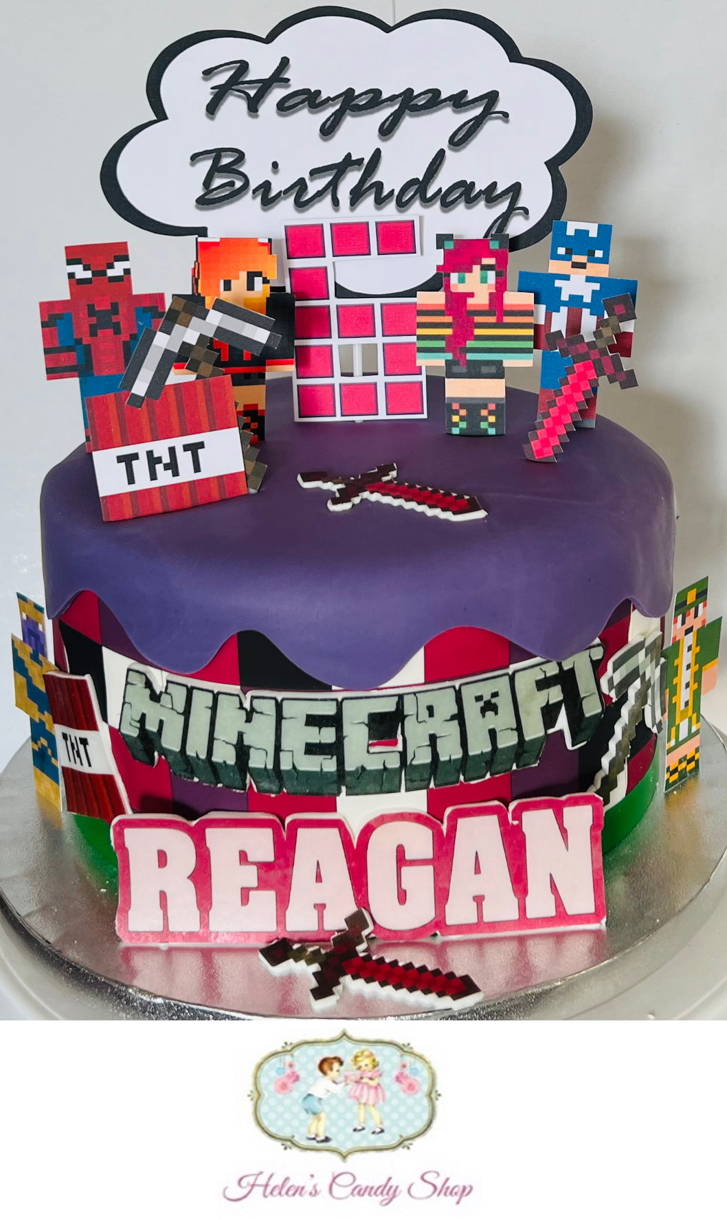 PC & PS Games Themed Celebration Cake