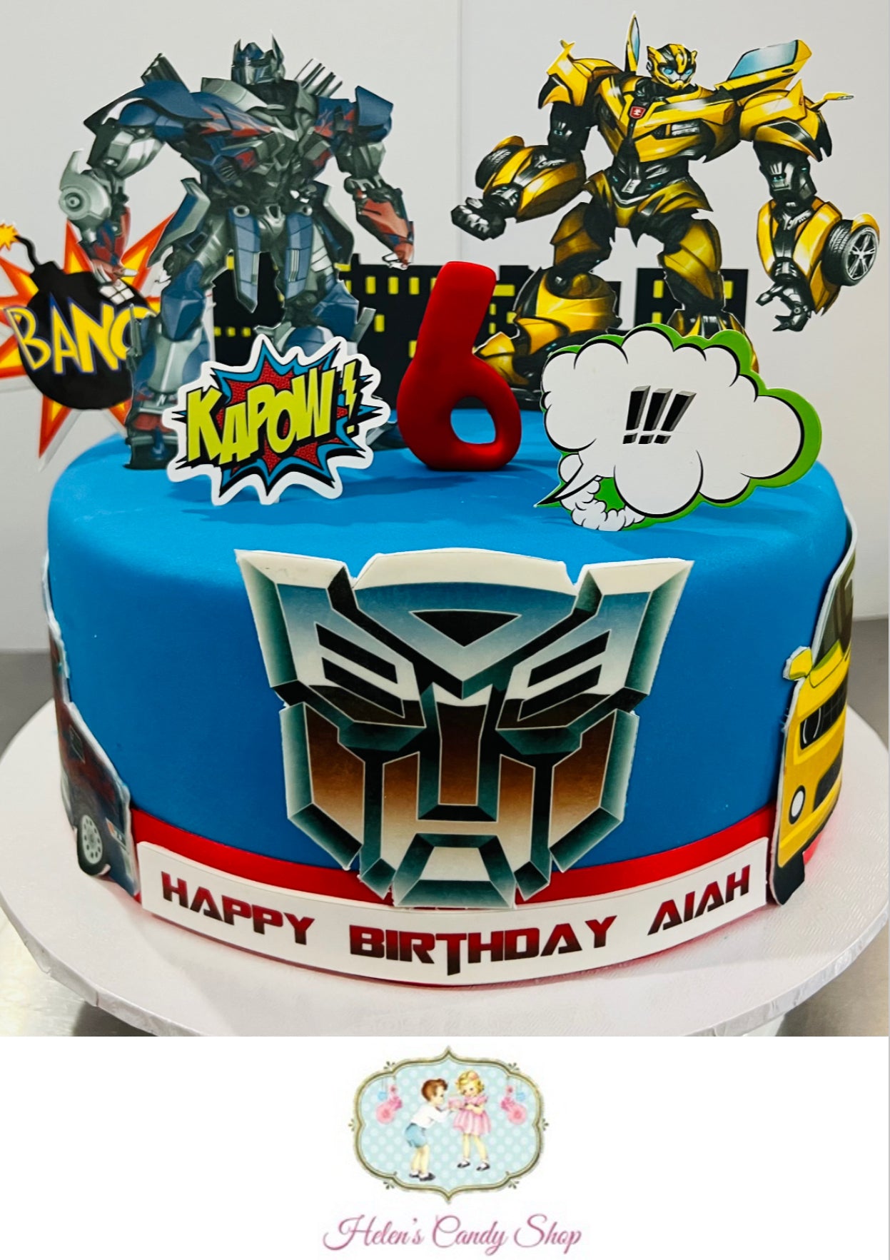 Super Hero & Outer Space Cake