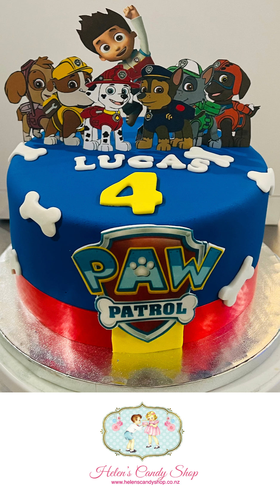 Paw Patrol Themed Celebration Cake